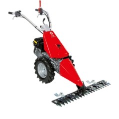 Faucheuse NIBBI FC120S avec moteur Emak K800H OHV 182cc à essence et roues de motoculteur | Newgardenmac.com