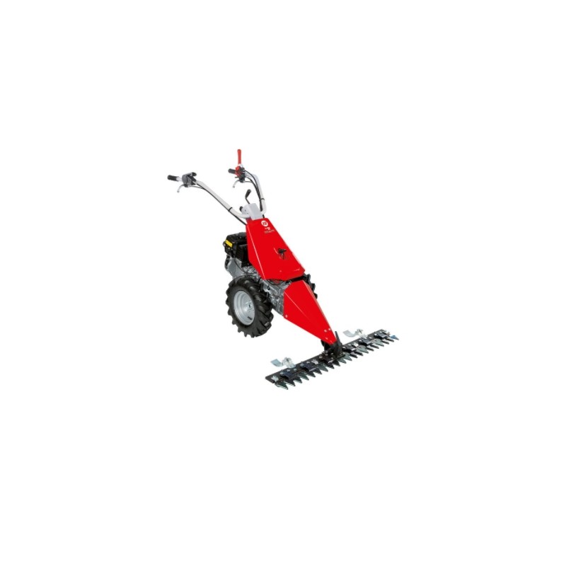 NIBBI FC120S mower with Emak K800H OHV 182cc petrol engine including tiller wheels