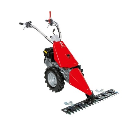 NIBBI FC120S mower with Emak K800H OHV 182cc petrol engine including tiller wheels | Newgardenmac.com