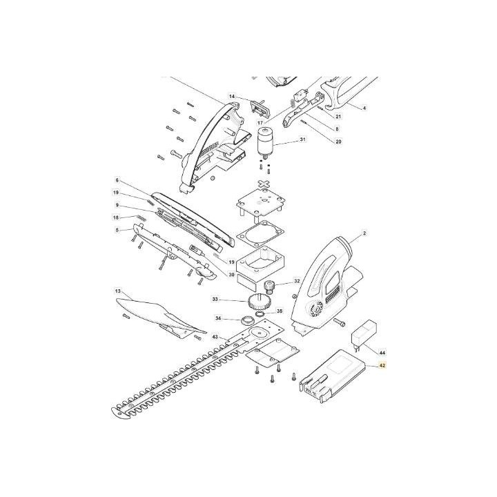 BATTERIA SHT 4620A - SGT 2220 A ORIGINALE STIGA - 1911-9128-01 | Newgardenmac.com