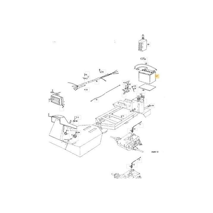BATTERIE STIGA ORIGINALE - 1134-2892-01 | Newgardenmac.com
