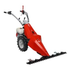 NIBBI FC130S mower with Emak K800H OHV 182cc petrol engine including tiller wheels | Newgardenmac.com