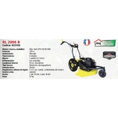 Falciatutto RL 2006 B 53 cm SERIE ROQUES ET LECOEUR con motore BRIGGS & STRATTON | Newgardenmac.com