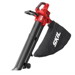 Aspiradora sopladora inalámbrica SKIL 0350CA de 20 V con velocidad del aire de 248 km/h. | Newgardenmac.com
