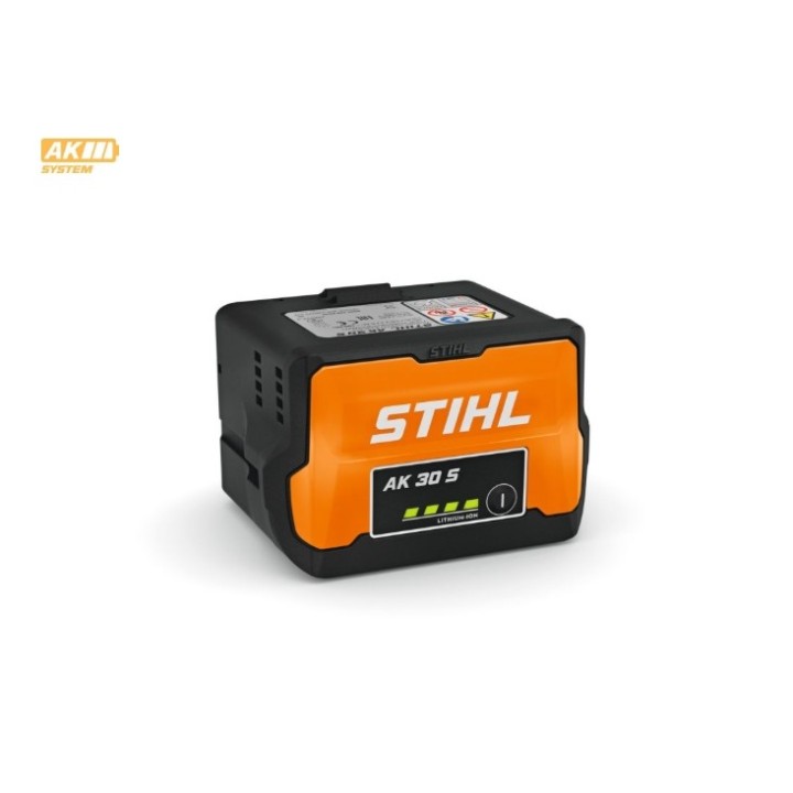 Batteria agli ioni di litio STIHL AK30S 36V 2.5Ah con indicatore LED motosega decespugliatore | Newgardenmac.com