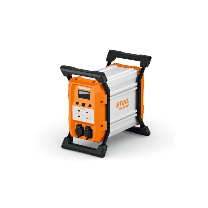 Generador portátil STIHL PS2000, 4000 W de potencia, 2000 Wh de capacidad energética, 4,30 A | Newgardenmac.com