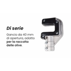 Agitador de aceitunas profesional ACTIVE M60, 51,7 cc, eje de 30 mm, longitud de 2 a 3,2 m. | Newgardenmac.com