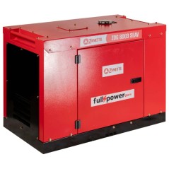 Générateur diesel silencieux monophasé/triphasé pleine puissance ZANETTI ZDG8003SEAV