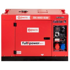 ZANETTI ZDG8003SEAV Einphasen-/Dreiphasen-Dieselgenerator mit voller Leistung und leisem Betrieb | Newgardenmac.com