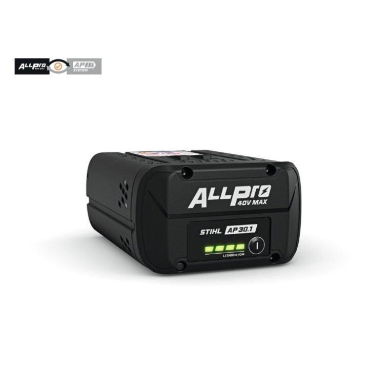 Batería de litio sin pestañas STIHL ALLPRO AP30 max 40V 270Wh - Potencia extra | Newgardenmac.com