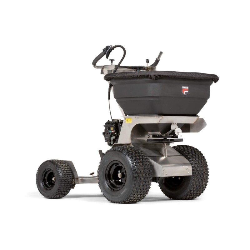 Professioneller Düngerstreuer STAND-ON FERRIS FS1200 169cc Kapazität 90 kg 5000 m2