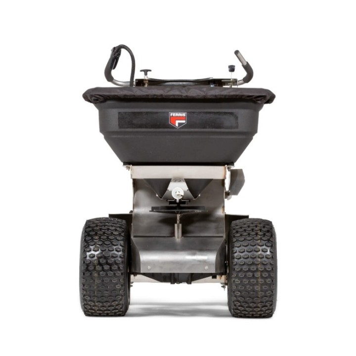 Professioneller Düngerstreuer STAND-ON FERRIS FS1200 169cc Kapazität 90 kg 5000 m2 | Newgardenmac.com