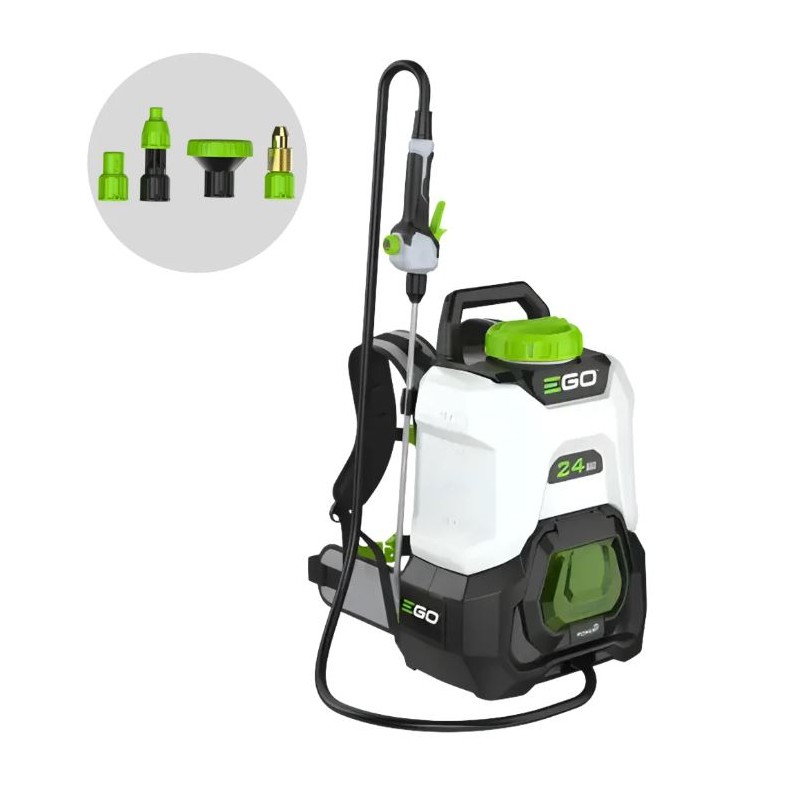 Pulvérisateur dorsal sans balais EGO BSP3500E 56V avec réservoir de 15 L