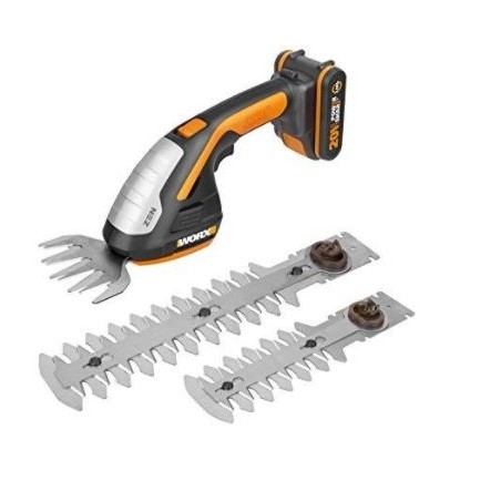 WORX WG801E cordless scissor with 2.0 Ah battery and charger | Newgardenmac.com