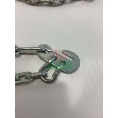 Pair of snow chains for 4.00-8 wheels of the NIBBI BRIK 1 - BRIK 1S tiller | Newgardenmac.com
