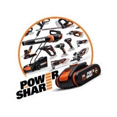 WORX WG163E 20V 2.0 Ah Akku-Trimmer mit 2 Akkus und Ladegerät | Newgardenmac.com
