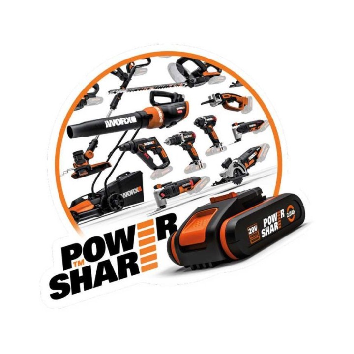 WORX WG585E.9 LEAFJET Akku-Blasgerät ohne Akku und Ladegerät | Newgardenmac.com