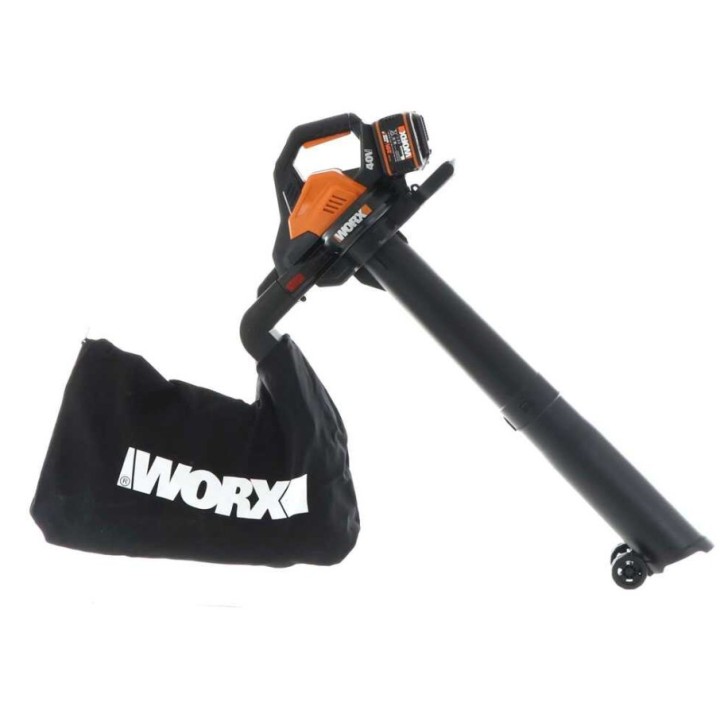 WORX WG583E cordless suction blower with 2 batteries and charger | Newgardenmac.com