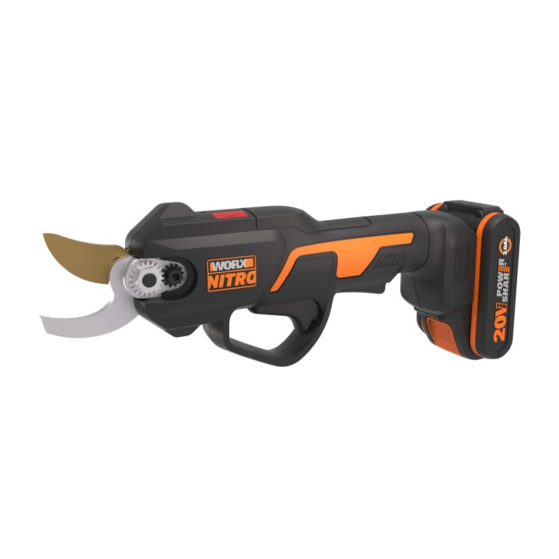 WORX WG330E sécateur sans fil avec batterie 2.0 Ah et chargeur