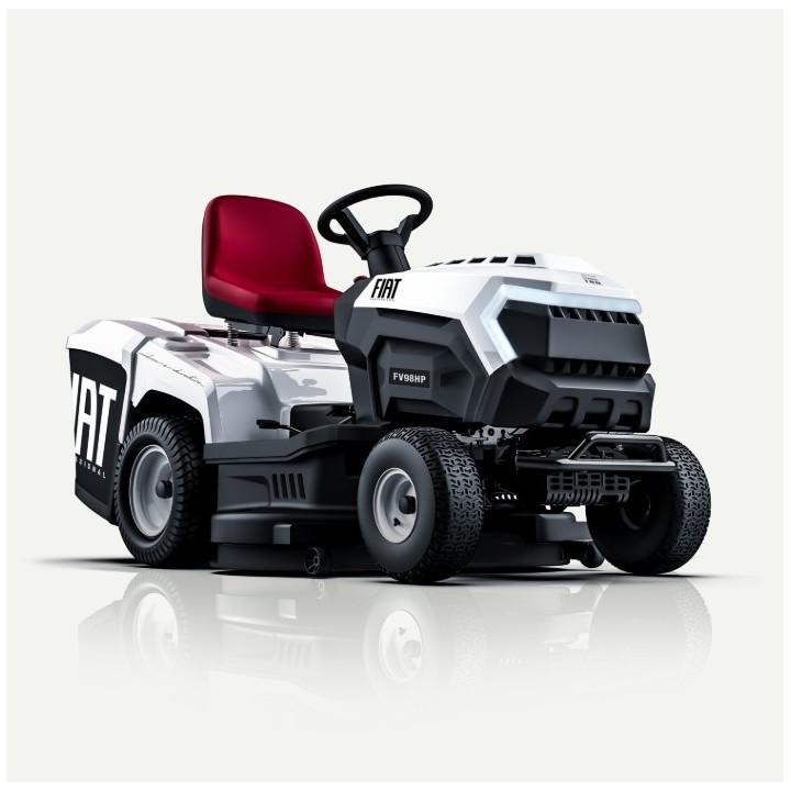 Cortacésped autopropulsado FIAT FV98HP de 586 cc, ancho de corte de 98 cm, faros LED. | Newgardenmac.com