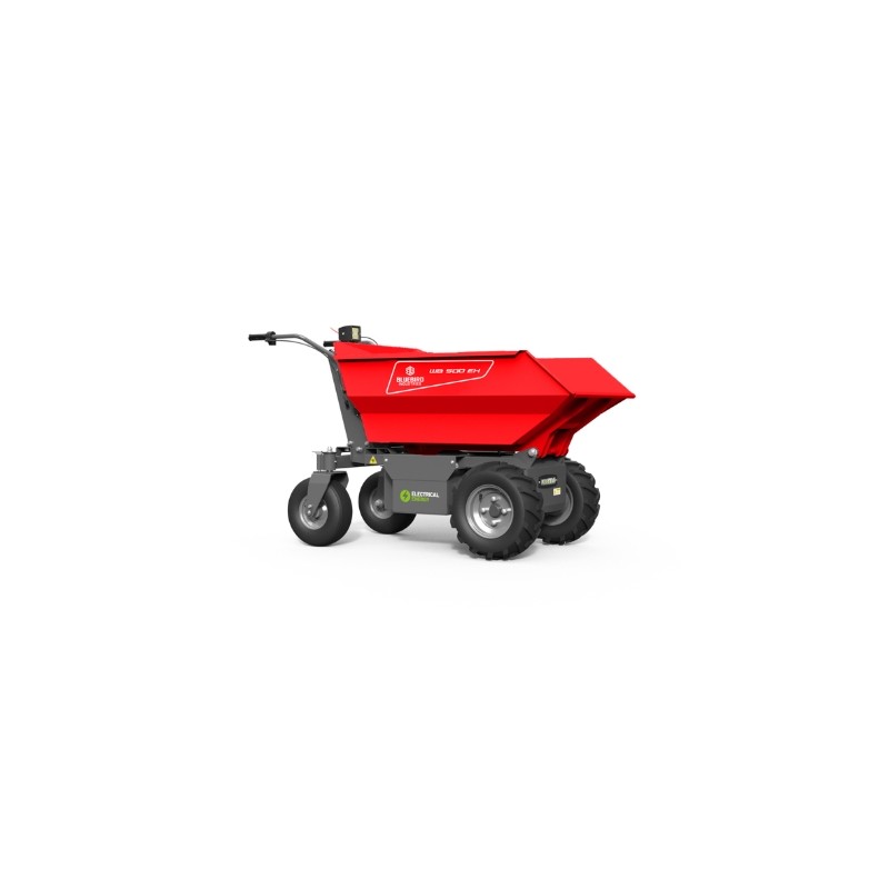 BLUEBIRD CARRIER WB500EH akkubetriebene Schubkarre 1000W max. Tragfähigkeit 500kg Kipper