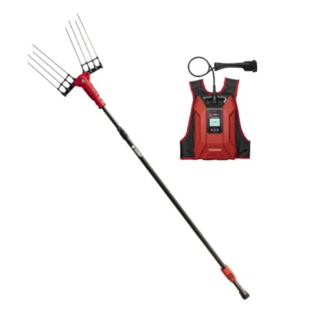 Abbacchiatore a batteria BLUEBIRD OLIMPO 23-56 batteria a zaino 50.4V inclusa | Newgardenmac.com