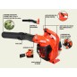 Soffiatore a scoppio ECHO PB-2520 25,4cc 0,9kW velocita' aria max 76,2 m/s