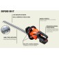 ECHO DHC-310 40V Akku-Heckenschere, 60,4 cm Klingenlänge, drehbarer Griff
