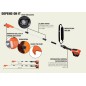 Sécateur à batterie ECHO DPPF-310 40 V, longueur 205-270 cm, barre de 20,3 cm