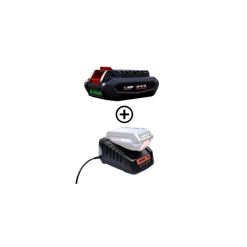 Kit 1 Battery LBP56V125 126Wh 2.5Ah + Rapid Charger DBC-560 56V ECHO