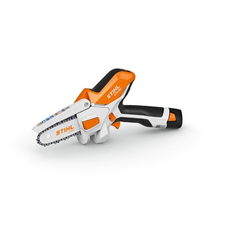 Potatore a batteria AS STIHL GTA20 12V 0.30kW barra 10 cm catena 1/4" PM3 | Newgardenmac.com
