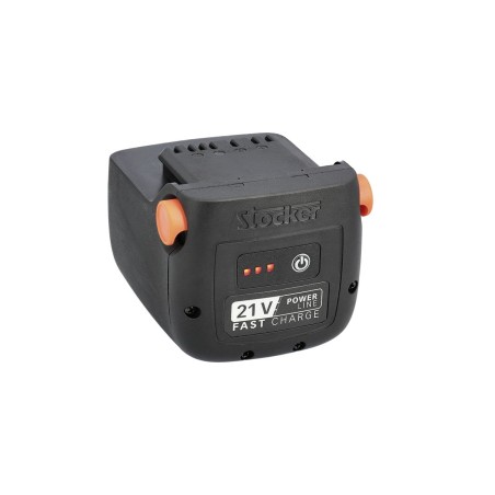 Batteria al litio STOCKER 21V Power Line 2,6Ah 54Wh Fast Charge con LED | Newgardenmac.com