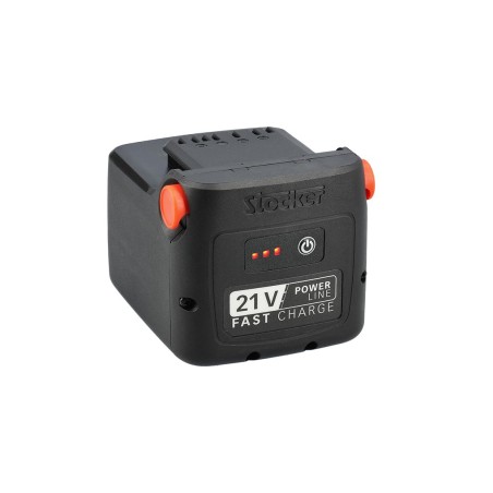 Batteria al litio STOCKER 21V Power Line 4,0Ah 86,4Wh Fast Charge con LED | Newgardenmac.com