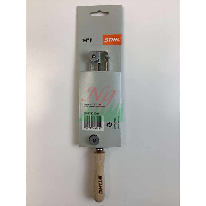 Porte-lime avec lime ronde de 3,2 mm pour chaîne de tronçonneuse STIHL d'origine 56057504300 | Newgardenmac.com