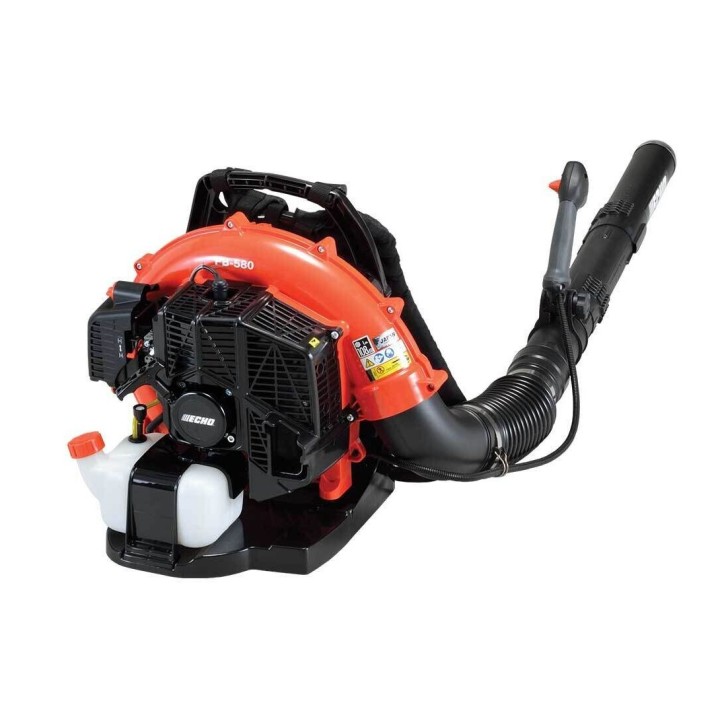 Soplador de mochila ECHO PB-580, 58,2 cc, 2,1 kW, velocidad máxima del aire: 96,4 m/s. | Newgardenmac.com