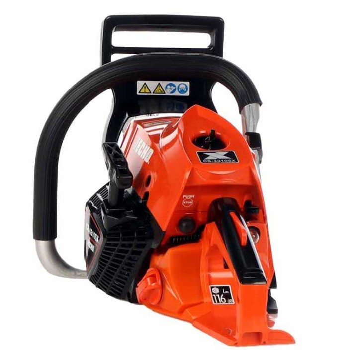 Motosierra profesional de gasolina ECHO CS-4310SX de 42,9 cc, con barra de 40,6 cm de longitud. | Newgardenmac.com