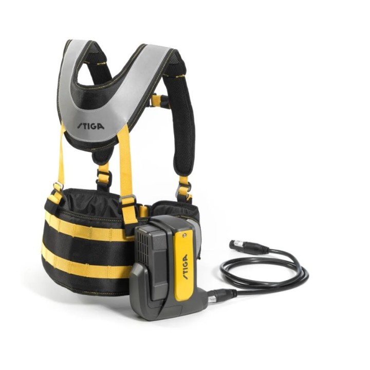 Battery backpack STIGA BB 700e 48 V cable included | Newgardenmac.com