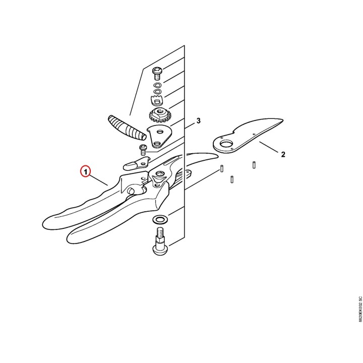 Secateurs PG 30 00008813638 ORIGINAL STIHL | Newgardenmac.com