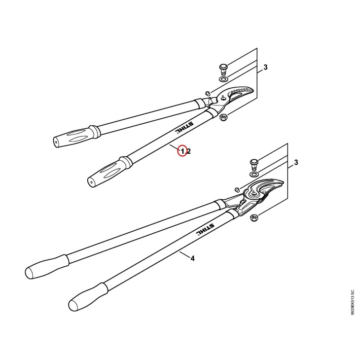 Lopping shears PB 10 00008813669 ORIGINAL STIHL | Newgardenmac.com